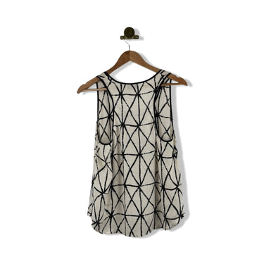 A.L.C. Geometric Sheer Tank Top