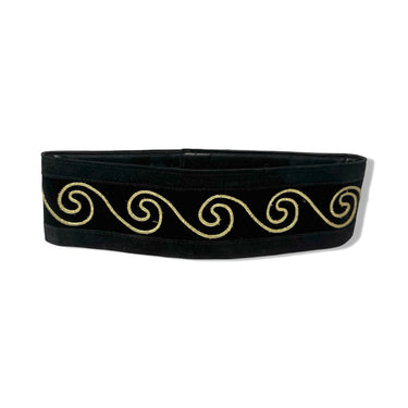 Vintage R.J. Graziano Velvet Wave Belt
