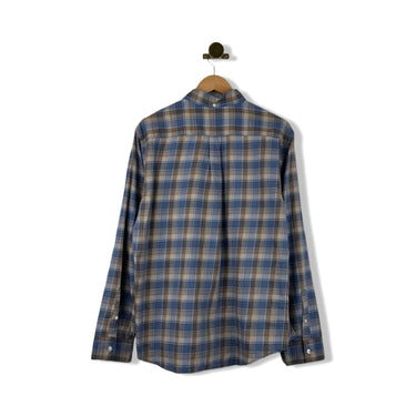 Billy Reid Long Sleeve Two-Tone Shirt