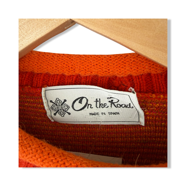 Vintage On The Road Patterned Sweater