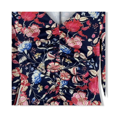 Area Stars Ruched Front Long Sleeve Top