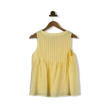 In Loom Pintuck Cotton Blouse