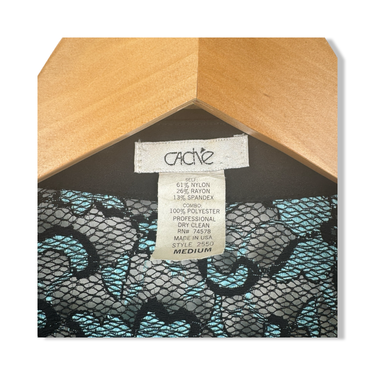Vintage Cache Lace Zip Top