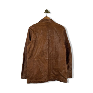 Billy Reid Leather Chore Coat
