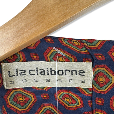 Vintage Liz Claiborne Madder Silk Dress