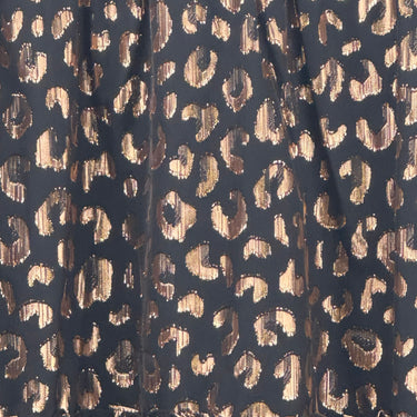 Shoshanna Metallic Leopard Print Maxi Dress
