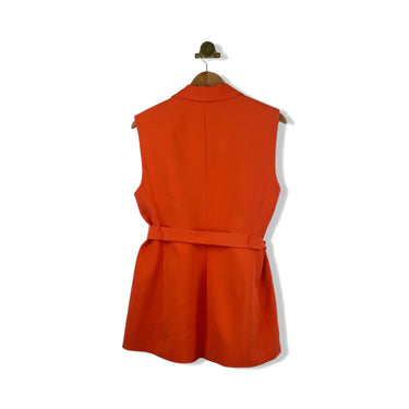 Elie Tahari The Jolene Belted Shawl-Collar Vest