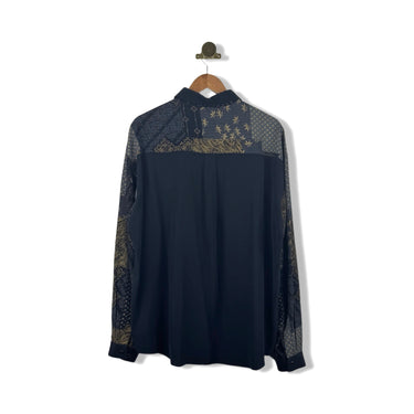 Vintage Club Man Patterned Button Down