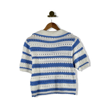 BLANKNYC Striped Knit Crop Top