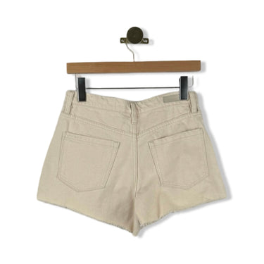 BLANKNYC Embroidered Natural Denim Barrow Short