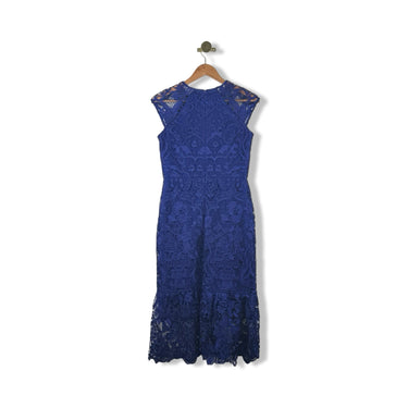Shoshanna Indigo Lace Maxi Dress