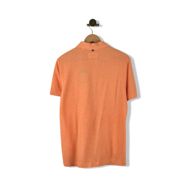 Billy Reid Hemp Cotton Twill Polo Shirt