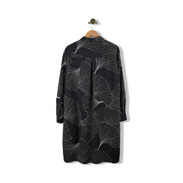 COS Leaf Button Up Shirt Dress