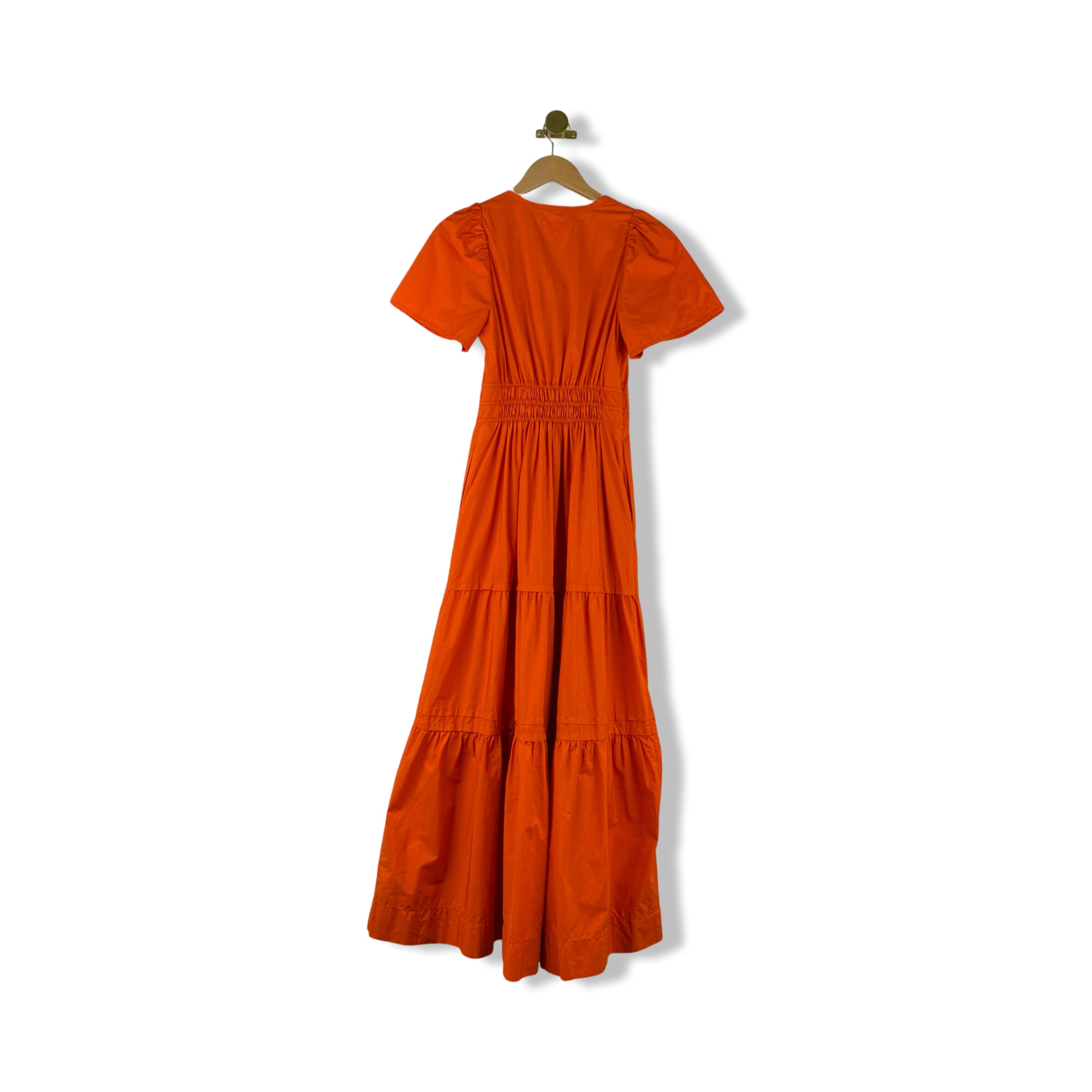 By Anthropologie Short Sleeve Tiered Maxi Dress – RefindNYC by Housing Works