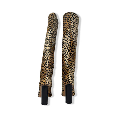 Ulla Johnson Knee High Leopard Print Boots