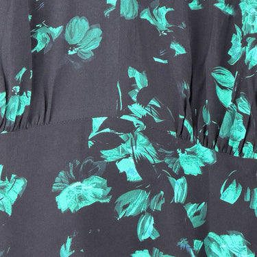 Shoshanna Keyhole Floral Tie Top