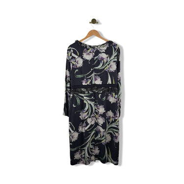 Club Monaco V-Neck Floral Midi Dress