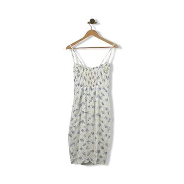 Reformation Floral Ruffle Dress