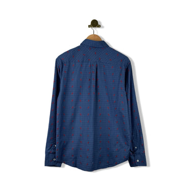 Billy Reid Textured Pattern Plaid Shirt