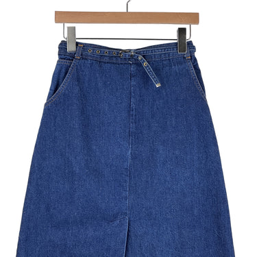 Vintage Landlubber 70s Denim Pencil Skirt