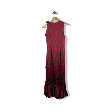Cinq à Sept Silk Ruffled Rose Dress