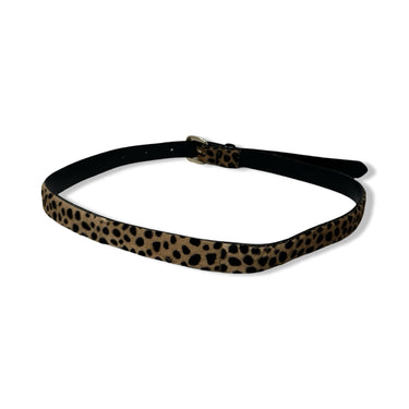 J.Crew Cheetah Print Calf Hair Belt