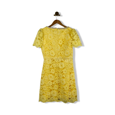 Likely Embellished Faux Pearl Lace Dress