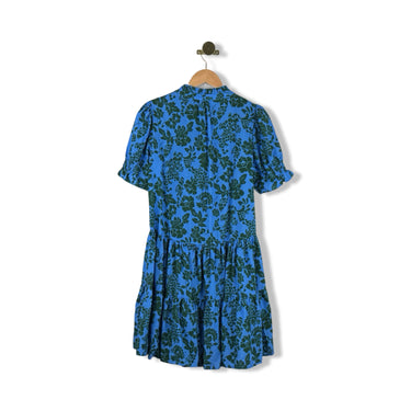 Apiece Apart Floral Short Puff Sleeve Dress
