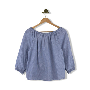 Joie Striped Off The Shoulder Top