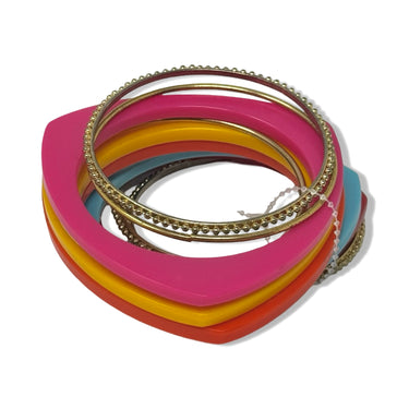 Vintage R.J. Graziano Geometric Bangle Set