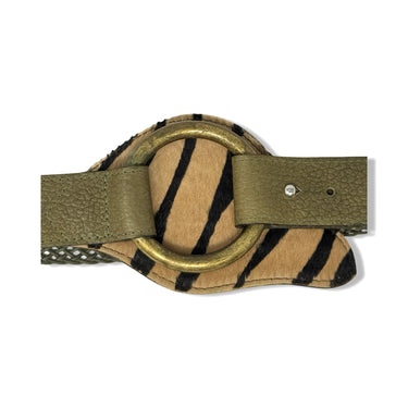 Vintage R.J. Graziano Woven Ring Buckle Waist Belt