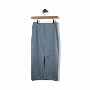 Heartloom Faux Suede Midi Skirt