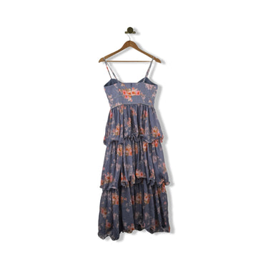 Likely Embellished Floral Ruffle Dress