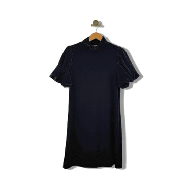 Area Stars Velvet Mock Neck Dress