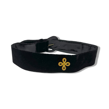 Vintage R.J. Graziano Velvet Embroidered Belt
