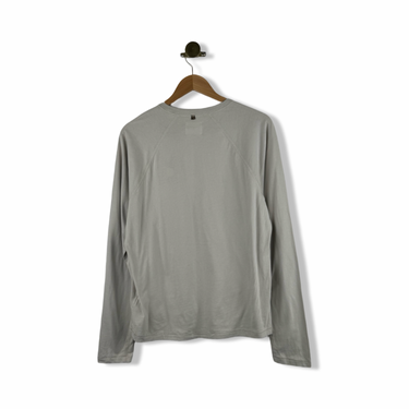 Billy Reid Long-Sleeve Sueded Cotton Crew