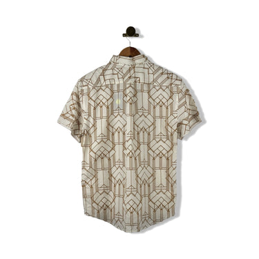 Billy Reid Short Sleeve Stained Glass Treme Shirt