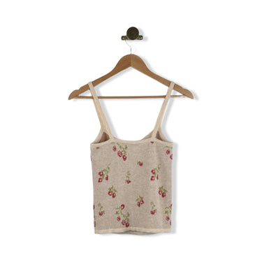 Heartloom Knit Floral Tank Top