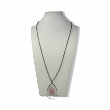 R.J. Graziano Wired Tear Drop Pendant Necklace