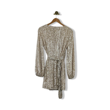 Likely Sequin Tie Wrap Dress