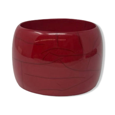 Vintage R.J. Graziano Crackle Thick Bangle