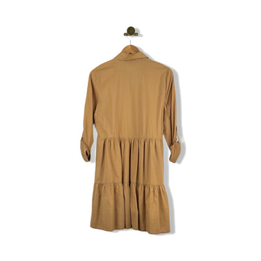 Veronica Beard Tiered Mini Shirt Dress