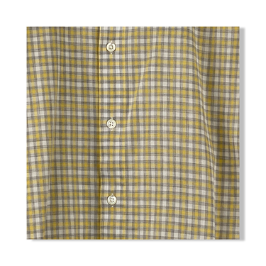 Billy Reid Umbrella Yellow Plaid Shirt