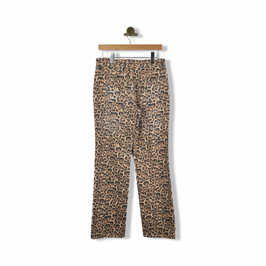 J. Crew Leopard Print Jeans