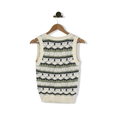Heartloom Patterned Sweater Vest