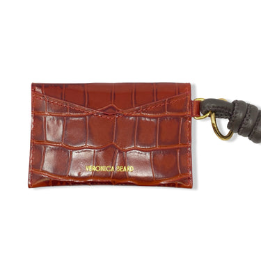 Veronica Beard Crocodile Envelope Wrislet Wallet