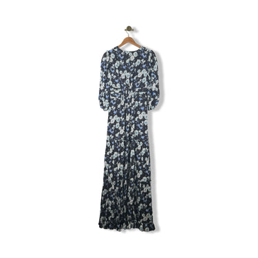 Shoshanna Floral Metallic Maxi Dress