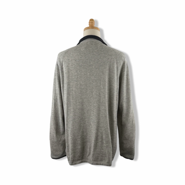 TSE Wool Quarter Zip Sweater