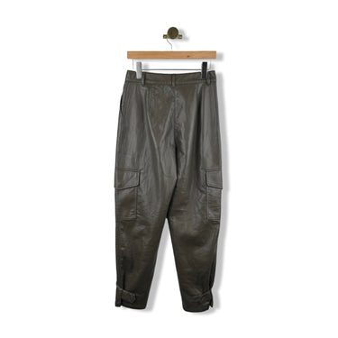 Wilfred Cargo Faux Leather Pants