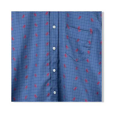 Billy Reid Textured Pattern Plaid Shirt